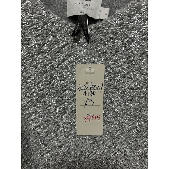 NWT Anthropologie HD in Paris Body Con Silver Sparkle Dress size XS - Picture 3 of 6